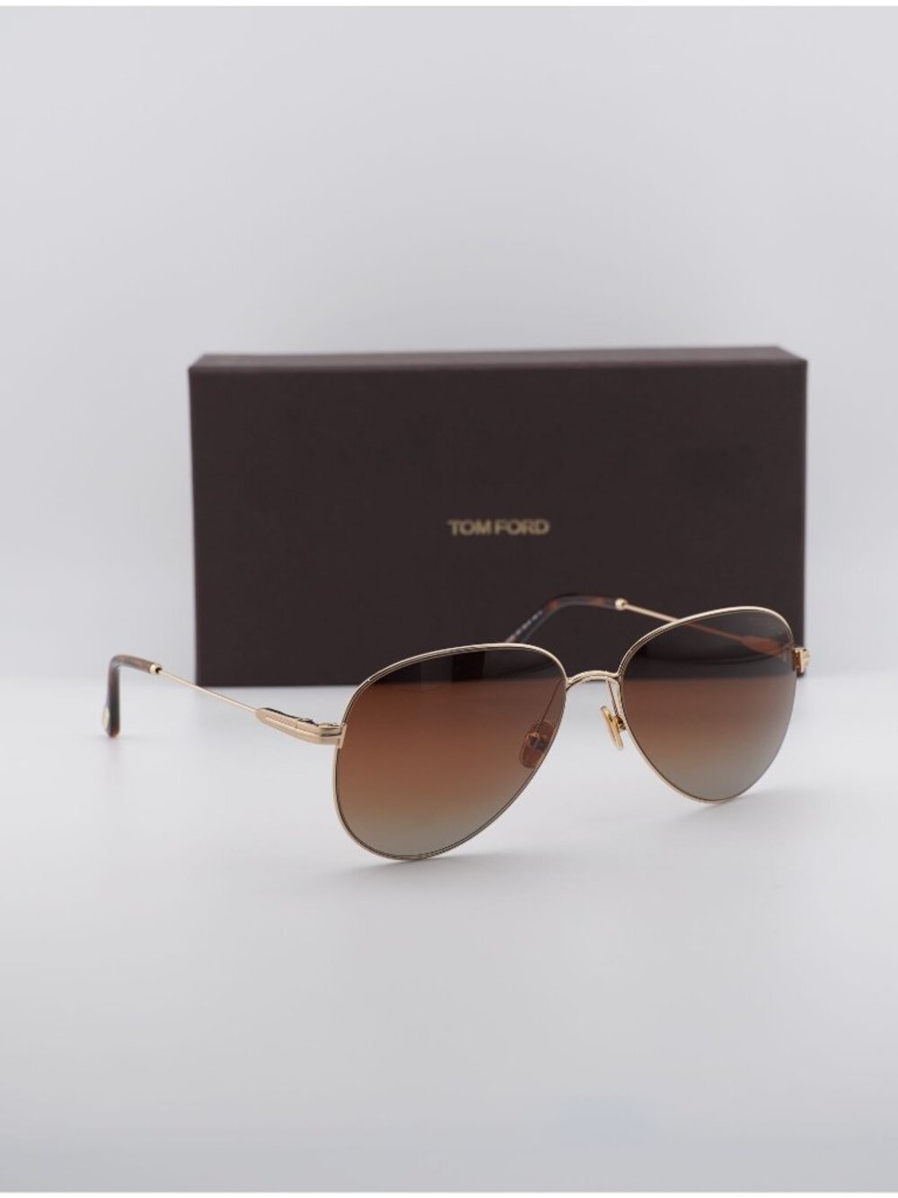 Tom Ford Porscha FT0993 32F Aviator Sunglasses - Gold / Brown